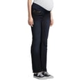 thumbnail image 4 of Times Two Super Soft Underbelly Five Pocket Straight Leg Maternity Jean | Plus-size 2-pack, 4 of 6