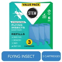 STEM Light Trap Refills Fly Trap Bug Killer, 3 Count