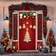 thumbnail image 4 of Decoraciones de Navidad Decoración de Puerta de Navidad Interior Set Frame Santa Claus Festa Decoración de Fiesta Escena Pegatina de Puerta Paño Colgante Decoraciones de Navidad Interiores, 4 of 6