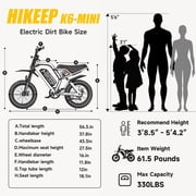 Electric Bike for Teenagers, Ages 7+ with 750W Brushless Motor, 16 Fat Tire, 20 MPH Electric Mountain Bicycle with Removable Battery, UL2849