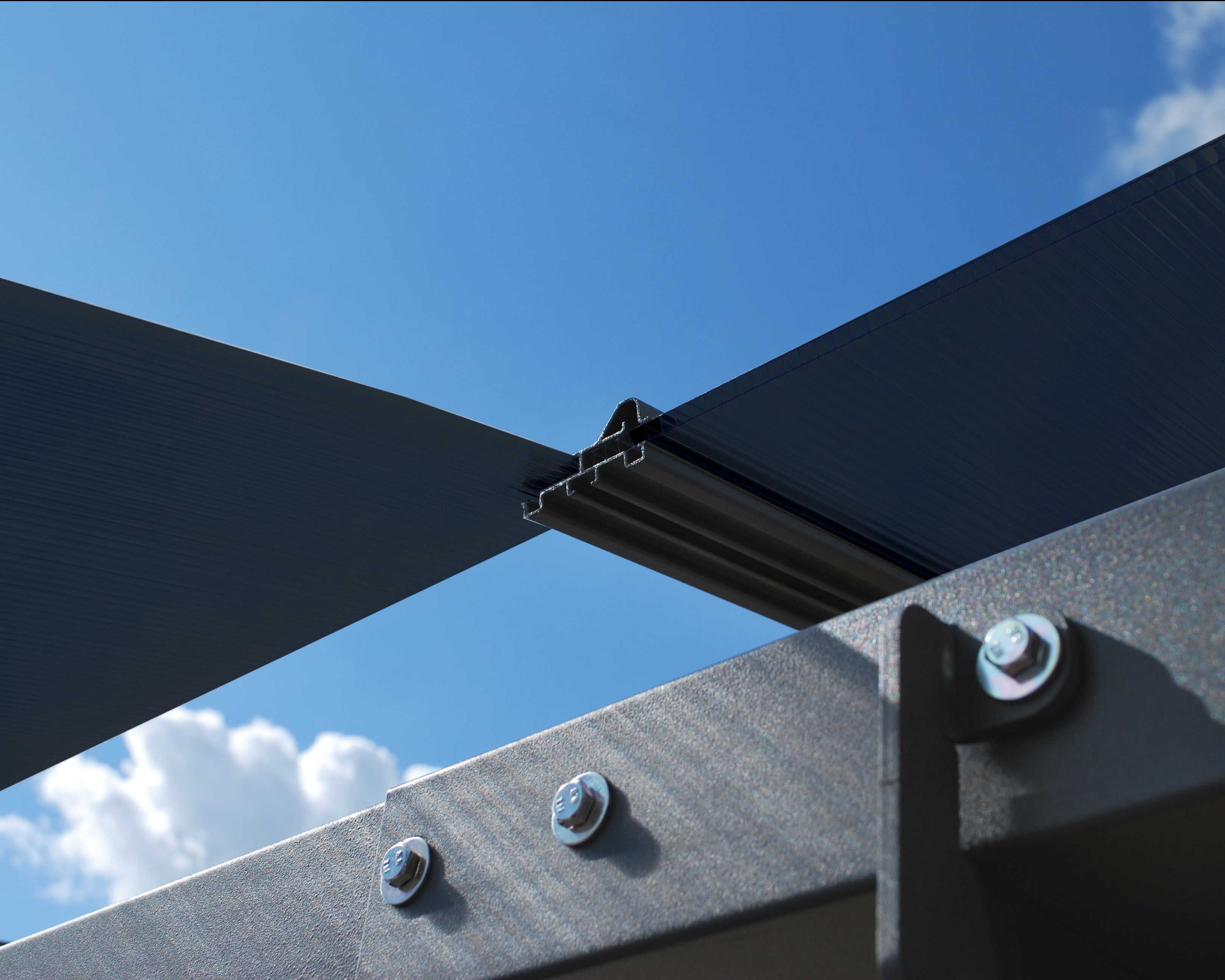 Palram - Canopia Arcadia Alpine 12' x 21' Polycarbonate/Galvanized Steel Carport - Gray