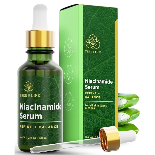 Suero Niacinamide Tree of Life Beauty 60 ml Hidratación Profunda y Apariencia de Poros en Skincare A