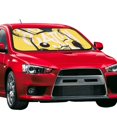 thumbnail image 2 of Windshield Sun Shade Foldable Car Front Window Sunshade For Car Suv Trucks Vans - Best Heat Shield Blocker Visor Cover Blocks Uv Rays And Keeps Your Vehicle Cool-Small, 2 of 5