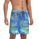 thumbnail image 2 of Fotbe Peacock Pantalones Cortos de Pijama para Hombre, Ropa de Dormir, Pantalones de Pijama Cortos para Hombre-4X-Large, 2 of 6
