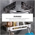 thumbnail image 2 of 2pcs Shower Shelf Corner Shelf with Hooks Bathroom Shower Basket Bathroom Shelf, 2 of 8