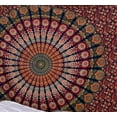thumbnail image 6 of Pop Popular Handicrafts Twin Hippie Mandala Bohemian Psychedelic Intricate Floral Design Indian Bedspread Magical Thinking Tapestry, 6 of 6