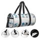thumbnail image 3 of Balery Snow Gnome for Winter Bolsa de Gimnasio para Mujeres y Hombres, Bolsa de Viaje Impermeable, Bolsa de Fin de Semana con Compartimento para Zapatos y Bolsillo Húmedo, 3 of 6