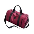 thumbnail image 2 of yuksok Sac de Voyage Multifonction avec Compartiment pour Chaussures pour Vacances Rouge, 2 of 9