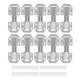 thumbnail image 1 of Puertas de armario sin agujeros, herrajes para muebles con tornillos, paquete de 10 bisagras para armario de fácil instalación, 1 of 8