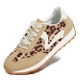 thumbnail image 3 of LUCKY STEP Womens Fashion Sneakers Trendy Tennis Shoes Stylish Retro Casual Shoes,Leopard, 3 of 7
