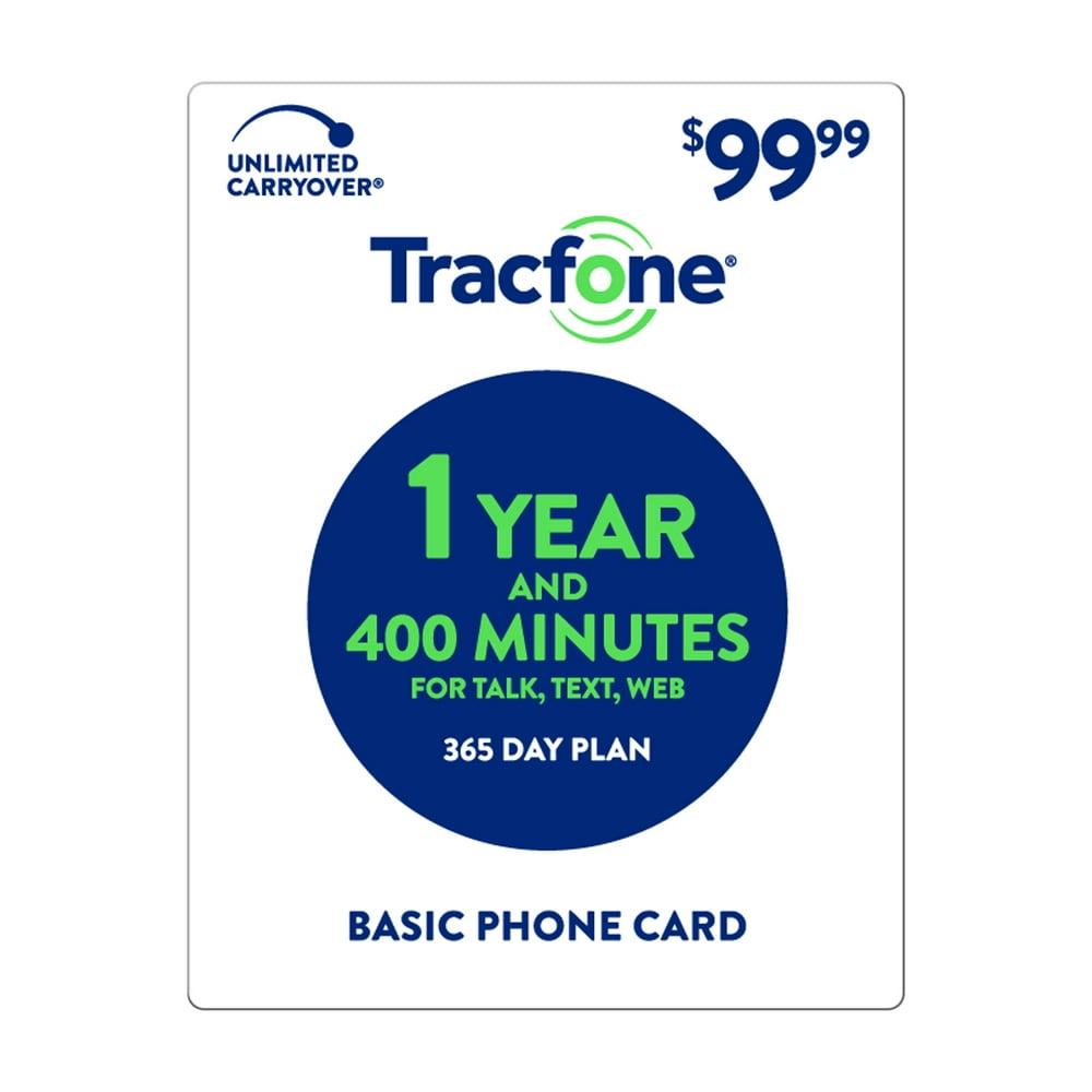 Tracfone 99.99 Basic Phone 365Day Plan ePIN Top Up (Email Delivery