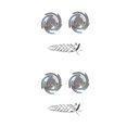 thumbnail image 3 of Monstrate 3Pack Spiral Reflectors Hanging Bird Repeller Outdoor Garden Bird Repeller Decorative Wear-resistant Reflective Silver Como se muestra 2piezas, 3 of 6