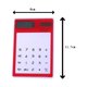 thumbnail image 2 of unbranded Calculadora Retro Roja Con Pantalla Táctil Transparente Y Energía Solar Para Escritorio, 2 of 8