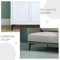 thumbnail image 4 of unbranded 4Ud Pies De Repuesto Para Muebles Triangular En Hierro Color Negro, 4 of 8