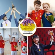 50 Pieces Plastic Gold Winners Medals For Children