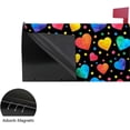 thumbnail image 4 of Coolnut Mailbox Covers Magnetic Oversize Watercolor Hearts Seasonal Mail Wraps for Home Outdoor Decor, 25.4"x20.78", 4 of 5
