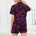 thumbnail image 3 of Ensemble pour Femmes, Blouse Décontractée à Manches Courtes avec Boutons et Col Rabattu, 3 of 8