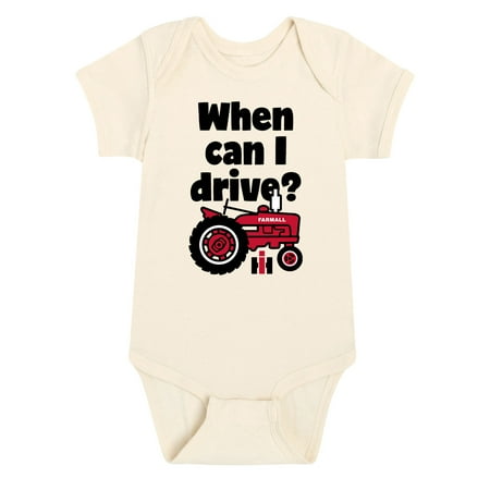 

International Harvester - When Can I Drive - Infant Baby One Piece