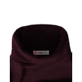 thumbnail image 4 of H2H Mens Casual Slim Fit Pullover Sweaters Lightweight Turtleneck Thermal Basic Designed WINE US 2XL/ASIA 5XL (KMTTL028), 4 of 6