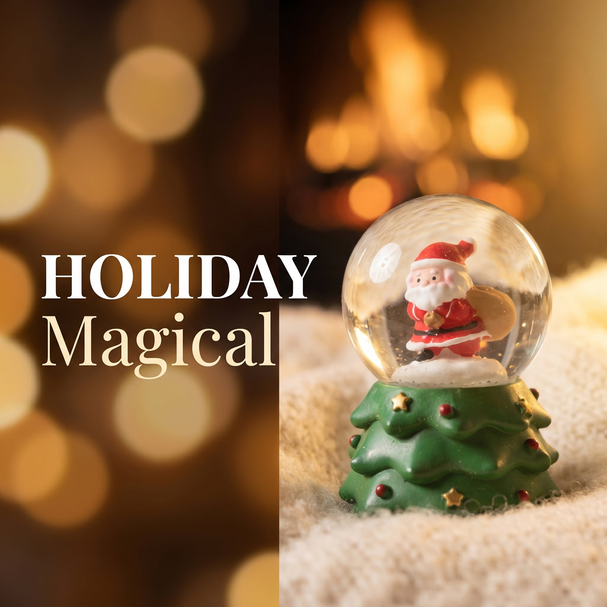 Unique Bargains Light Up Crystal Ball LED Glitter Snow Globe Green 1.8" x 1.8" x 2.7"