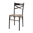 thumbnail image 3 of Furniture of America Palmer 3-Piece Dining Set, Gray and Bronze, 3 of 9