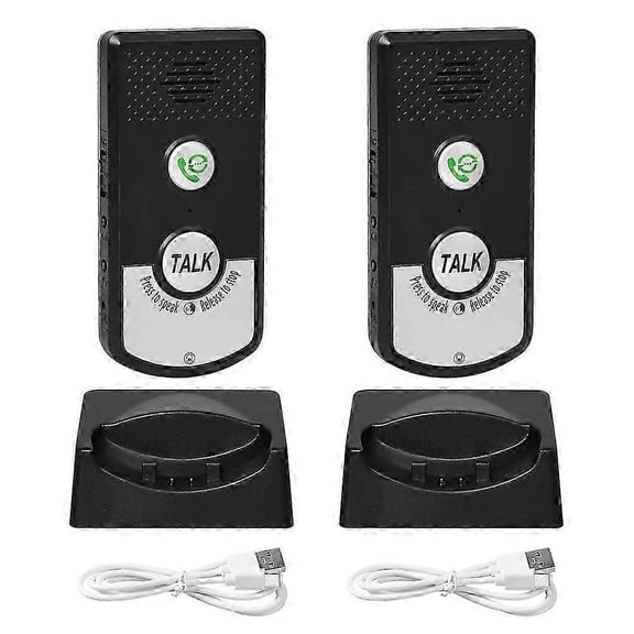 Wireless intercom voice monitoring reminder intelligent two-way intercom suitable for home hospital hotel