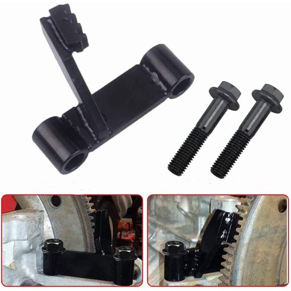 LS Flywheel Locking Tool Steel Black Oxide Flexplate Locking Holder Tool Compatible with Engine Chevy LS 1 2 3 LSX
