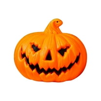 Halloween Pumpkin Decorations Indoor Lights, Pumpkin Lights LED Decor, Vintage Scary Halloween Home Party Kitchen Table Room Decorations (Large)