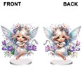 thumbnail image 3 of Adorno Hada Las Flores Kits Pintura Diamantes Mesa Doble Cara, 3 of 9