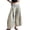 White, variant on Women's Striped Wide Leg Harem Pants, High Waisted Smocked Waist Flowy Palazzo Trousers for Women, Loose Boho Beach Vacation Pants for Spring, Summer and Daily Wear Blue