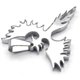 thumbnail image 3 of Jewelry Stainless Steel Phoenix Pendant With 50cm Chain, Necklace For Men Women, Silver---Product code 40516, 3 of 5