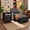 Dark Gray with Nightstand, variant on Multi-Functional 3-in-1 Convertible Sofa Bed & Rolling Kitchen Island Cart with Storage, Space-Saving Furniture Set for Small Apartments and Living Room, Dark Grey+Black