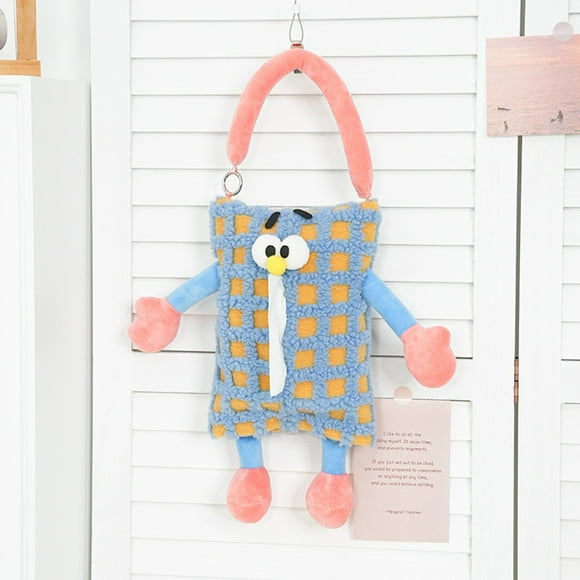 kcavykas Big Deals Items Monsters Car Tissue Storage Hanging Bag Cute Cartoons Multi Functional Car Seat Back Drawer Storage Bag