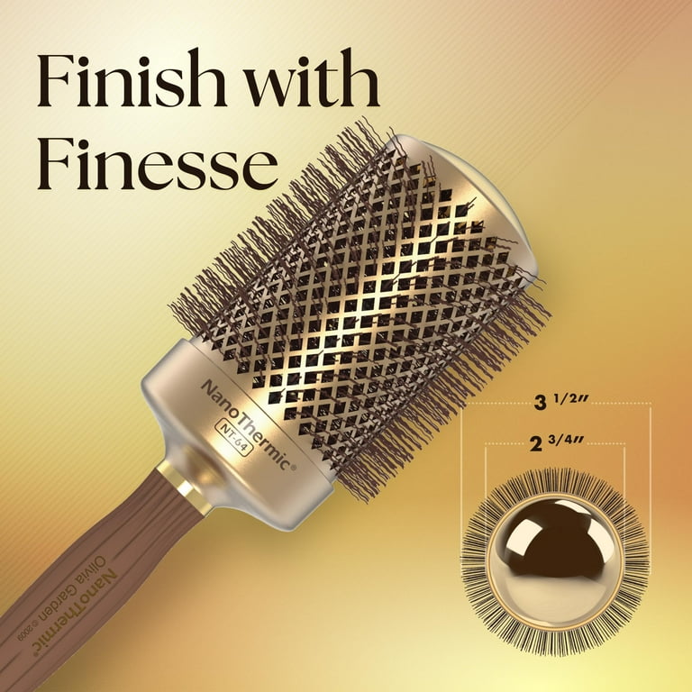 Olivia Garden NanoThermic Ceramic + Ion Round Hair Brush  display picture 2