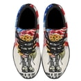 thumbnail image 2 of Memorial Day Happy 4th Of JulyHome Of The Free American flag Shoes Sneakers Black Size 10, 2 of 7