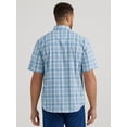 thumbnail image 2 of Wrangler Wrinkle Resist Blue Plaid - Mens Shirt  - 112346251, 2 of 3