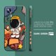 thumbnail image 3 of Case For Xiaomi 13 12 12S 11 11T 10 10S 9 9SE 8 8SE Pro Ultra Lite Colour Simple Liquid Silicone Case Cartoon Space Astronaut, 3 of 5