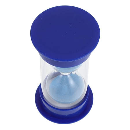 LOLIPPYY Decorative Blue Hourglass Sand Timer for Desk Use and Portable Time Management