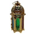thumbnail image 3 of Vintage Style Candle Lantern Lamp Wind Light Party Centerpiece Decorative Desk Home Decor Gifts Gold Colorful, 3 of 8