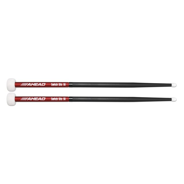 Baquetas para batería Ahead SW5A Switch Stix 40,6 cm rojas