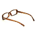 thumbnail image 4 of Women Rectangular Rhinestones Reading Glasses - Female Fashion Leopard Clear Lens Readers Demi Tortoise, 4 of 4