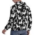 thumbnail image 3 of Hoodies for Men - Cute llamas cactus Alpaca black white Long Sleeve Comfrt Men'S Fashion Hoodies & Sweatshirts, Sweatshirts for Men Hoodies Pullover Clothing Clothes with Pouch, 3 of 7