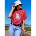 thumbnail image 2 of Pink Bear Love Cute Art Tie Dye Crystal Women -Image by Shutterstock, Female x-Large, 2 of 4
