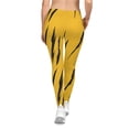 thumbnail image 4 of Effete Feline Claw Marks Scratch Women Casual Leggings (AOP), 4 of 6