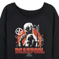 thumbnail image 3 of Marvel Deadpool & Wolverine - Sketch Doodles - Women's French Terry Pullover Sweatshirt, 3 of 5