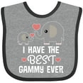 thumbnail image 3 of Inktastic Best Gammy Ever Grandchild Boys or Girls Baby Bib, 3 of 4