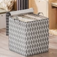 thumbnail image 5 of Djiypn Extra Large Blanket Storage Bags, 80L Comforter Storage Bags with Reinforced Handles Breathable Clothes Storage Containers for Comforter Bedding Pillow Sheet, 5 of 8
