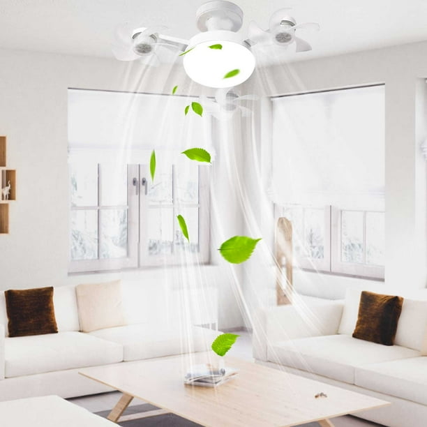 Luces LED, lámpara de escritorio, luz de noche, luz de libro, lámpara de ventilador con atenuación, control remoto para el hogar, luz de ventilador silenciosa y de viento fuerte.