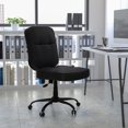 thumbnail image 3 of Scranton & Co Leather Office Chair with Extra Wide Seat in Black, 3 of 9