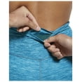 thumbnail image 3 of Nike Women's One Luxe Heathered Mid-Rise Training Leggings (Dark Atomic Teal/Clear, Large), 3 of 4